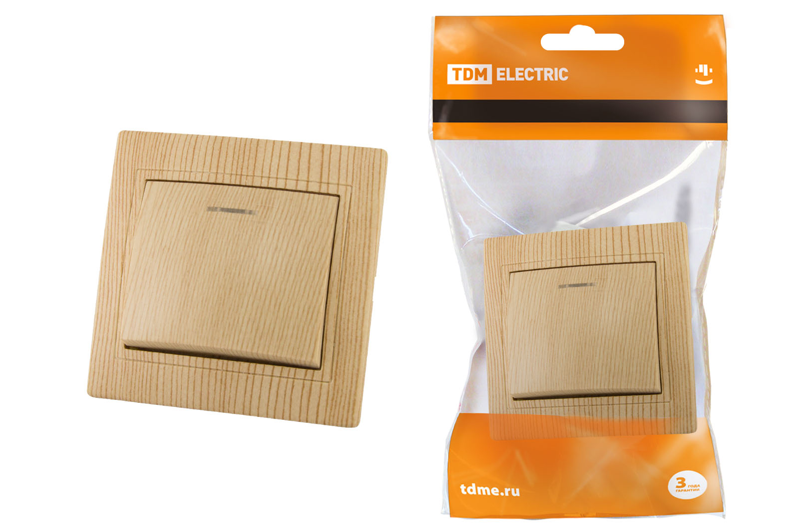 Выключатель 1 кл. с подсветкой 10А ЭКО