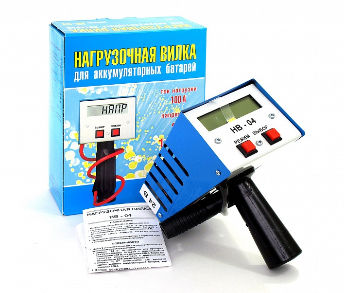 НВ-04 (Нагрузочная вилка электронная, 100А, 2/12/24В) НВ-04 (Нагрузочная вилка электронная, 100А, 2/12/24В)